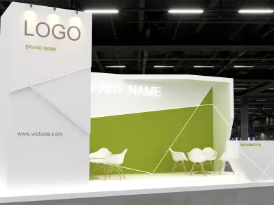 3D Exhibition Booth 3D model