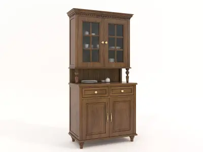 Classic European style Cabinet Collection 6 3D model