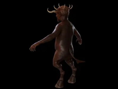 Imp2 low poly deer Low-poly 3D model