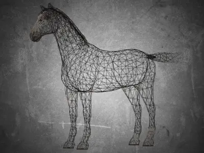 Horse - B2 3D model