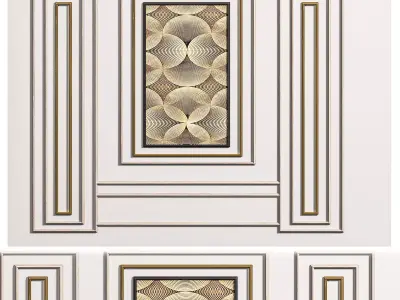 Panel  3D model 4