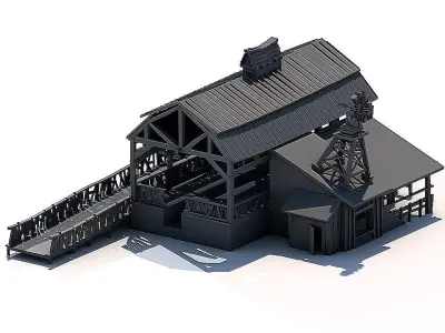 Village Farm 3D model