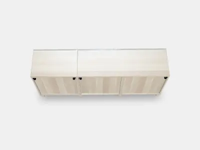 BESTA Storage combination with doors 67 Low-poly 3D model