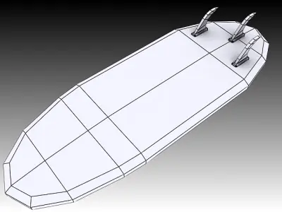 Surfboard 3D model