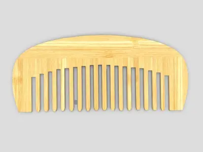 CC0 - Hair Comb 6 Free low-poly 3D model