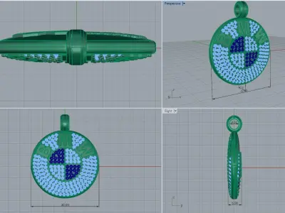 Pendant 3D print model