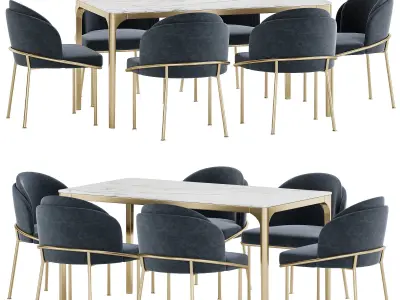 Dining set 30 3D model