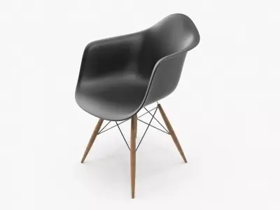 Pascal Plastic Chair 3D model