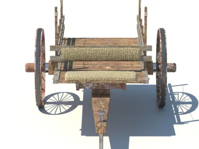 Farm Cart 3D model