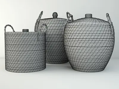 Baskets by ZARA HOME 2 3D model
