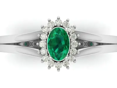 Engagement Ring Free 3D print model 5