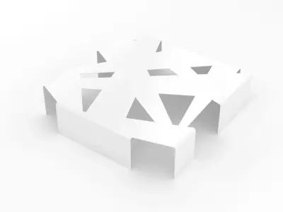 Intersection Table 3D model