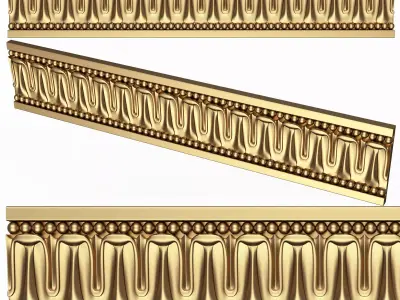 Ornament Element Molding 032 Low-poly 3D model