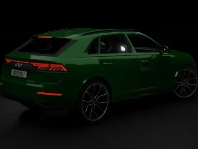 Audi Q8 Low-poly 3D model purchase