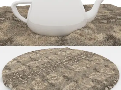 Rugs No 44 Low-poly 3D model
