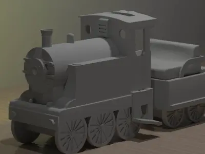 Toy Train 3D model