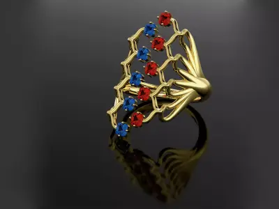 Wedding ring 3D print model