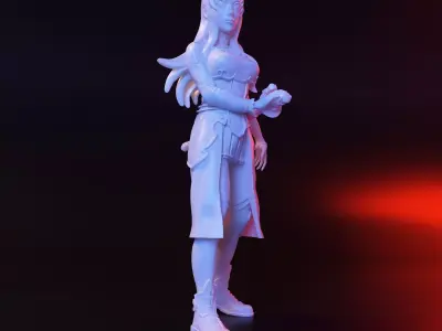 Anime Yuuki Asuna 3D print model