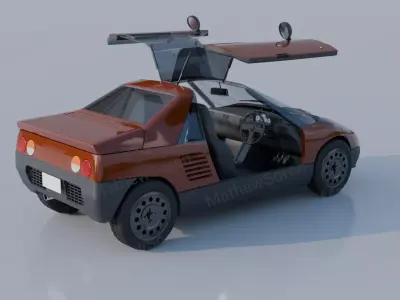 Mazda AZ-1 Shazam 3D model