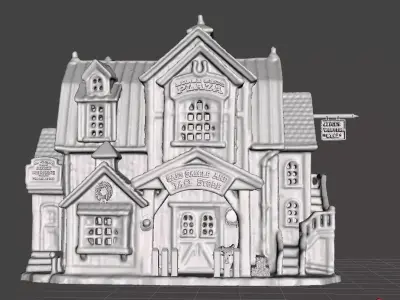 sals saddle and tack store 3D print model