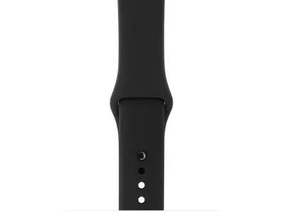 Dark Black Apple Watch Series 3 3D Model 3D print model
