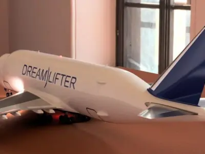 Boeing 747-400 DreamLifter Table Top 3D printable Aircraft Model 3D print model