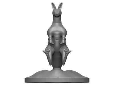Red Kangaroo 3D model