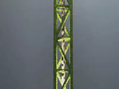 column vegetation  3D model