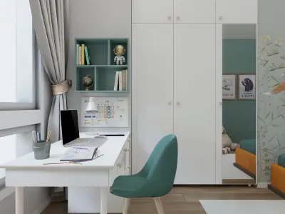 Kids Room 2 Blender Scene 3D model