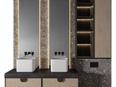Luxury Bathroom 248 3D model