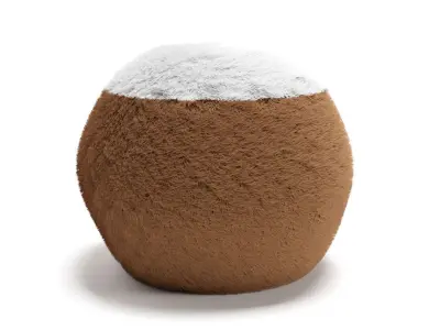 Coconut stuffed toy Free 3D model