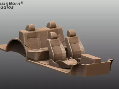 Volkswagen Passat B2 Hatchback 1980s 3D print model