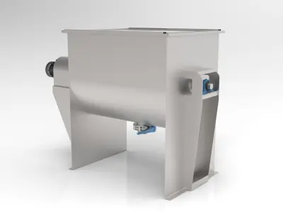 Powder Horizontal Mixer 3D print model