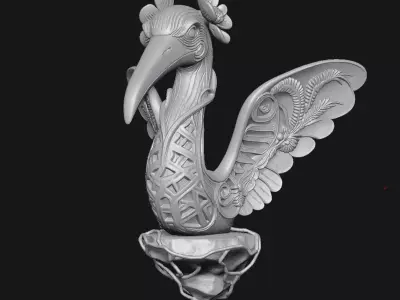 Cranes 3D print model