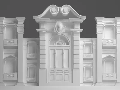 English Wall 3D model purchase