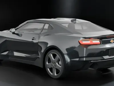Chevrolet Camaro SS 3D Model Low-poly 3D model