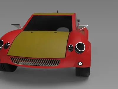 car rhino classic Free 3D model