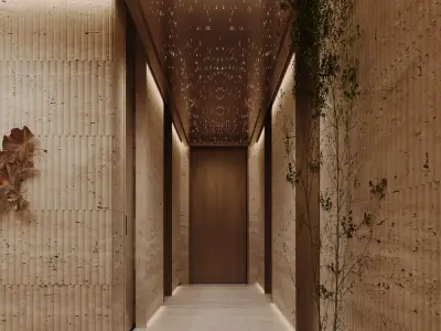 Luxury Villa Spa Interior Hammam Sauna Jacuzzi Massage Room 3D model