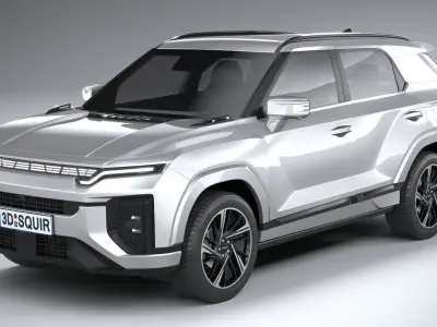 SsangYong KGM Actyon 2025 3D model