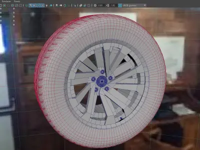 AS rims collection 8 - VW Concordia Low-poly 3D model