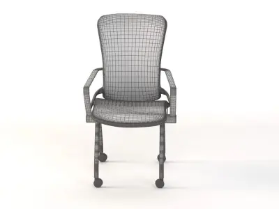 Lii Casters Armchair 3D model