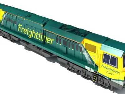 British Rail Class 70 PowerHaul Locomotive 3D model