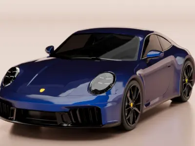 Porsche Carrera 911 GTS 2025 3D print model