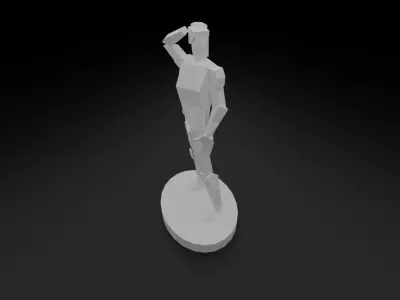 Abstract Human Sculpture for 3D Printing 3D print model