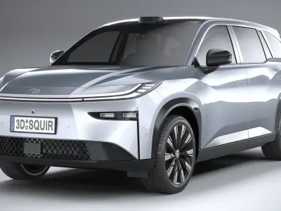 Toyota BZ3X 2026 3D model