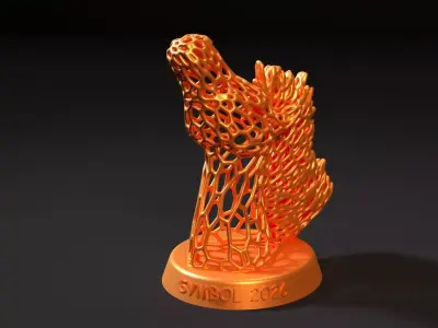 Fire horse Symbol of 2026 3D print model