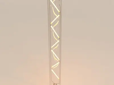 Decorative Edison Tube Bulb 300mm LED E24 3D model