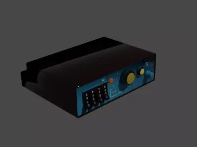 ZER Salk 0506 vintage siren remote V1 Free low-poly 3D model