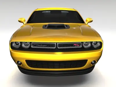 2015 Dodge Challenger 392  Shaker LC  Flying  3D model