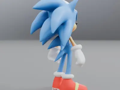 SONIC 3D model